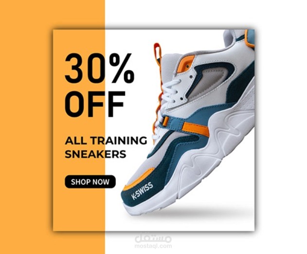 Shoes ad for social media