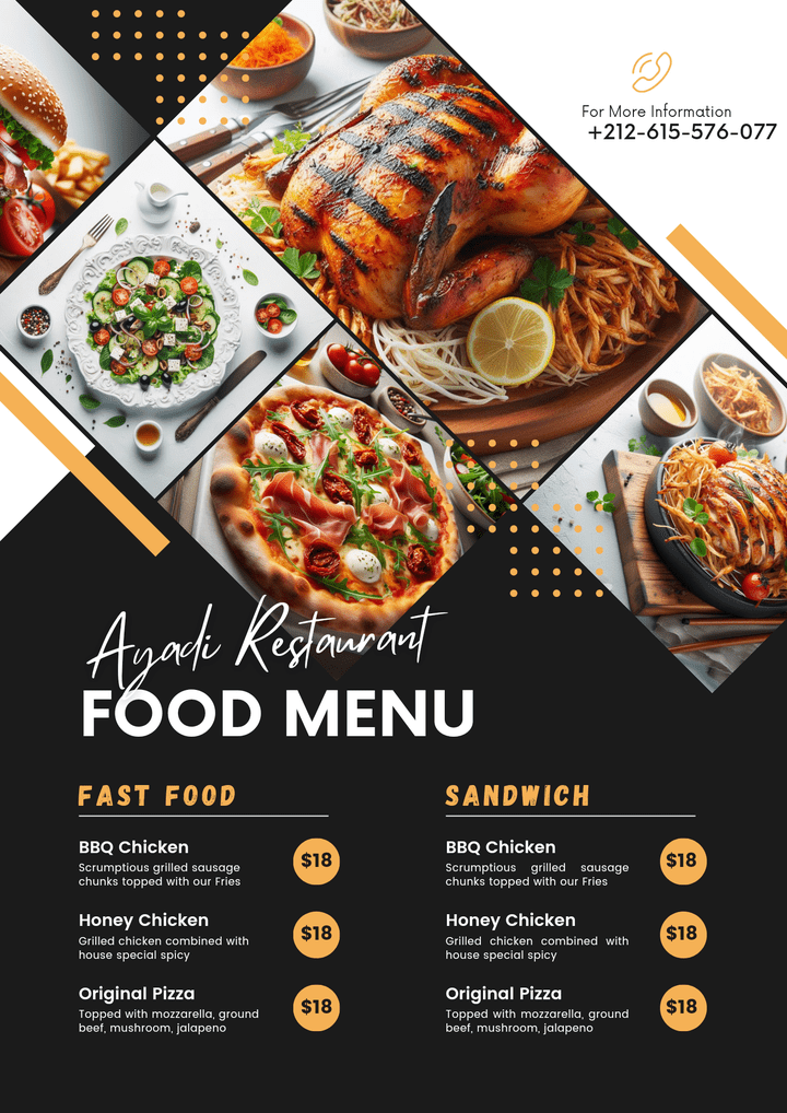 Advertisement flyer