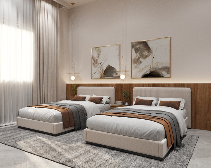 Modern Guest Bedroom