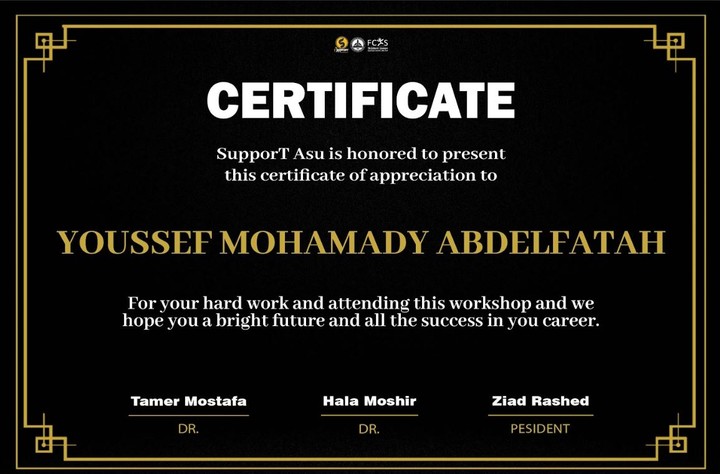 Certificate cyber security workshop