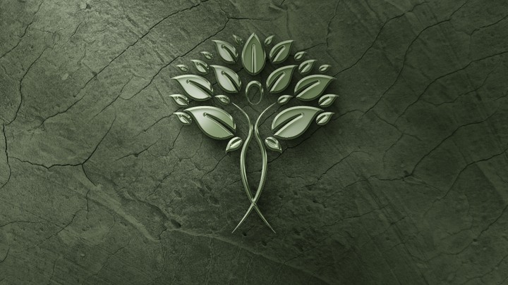 تصميم شعار واستيكرات أعشاب الطبيعة
