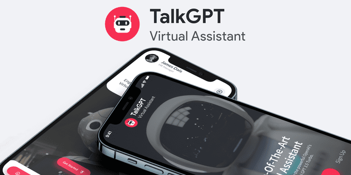 تصميم واجهة المستخدم لتطبيق Talk GPT