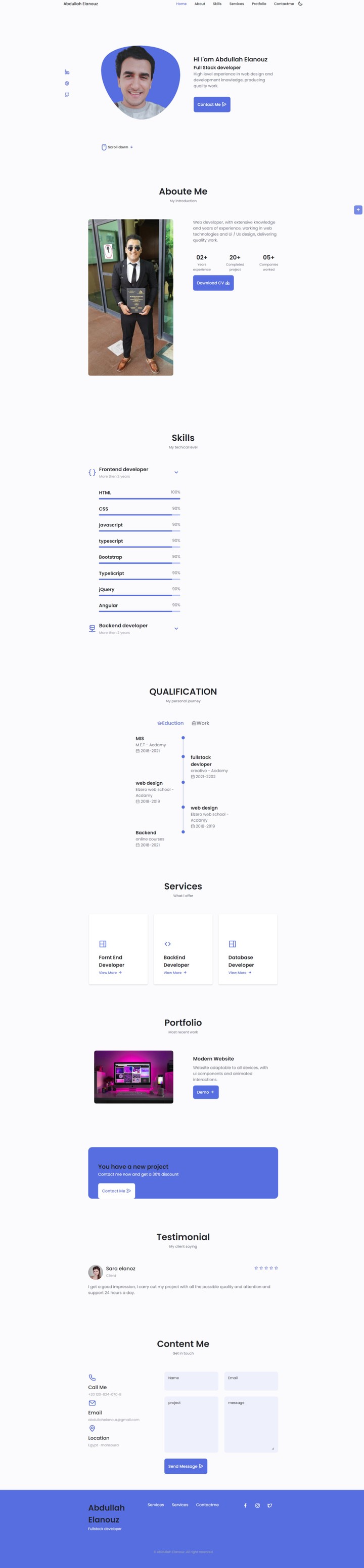 موقع protofolio