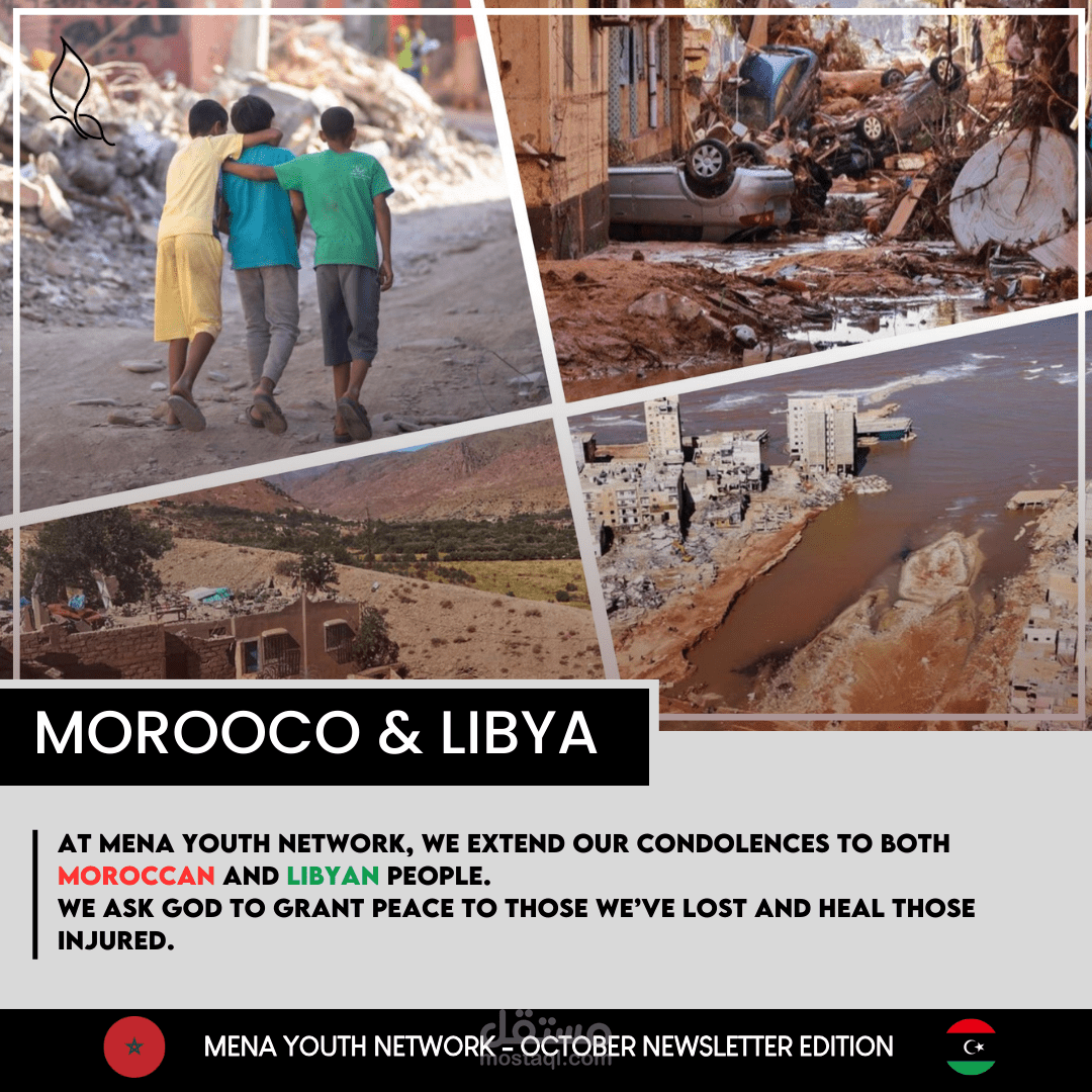 تصميم سوشيال ميديا لشبكة شباب الشرق الأوسط - A social media design for MENA Youth Network