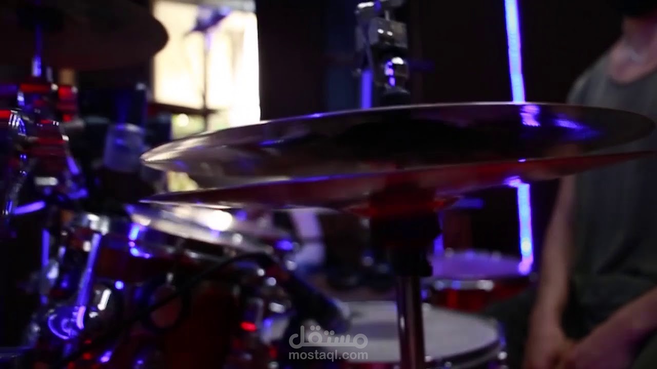 Drums setup B-Roll video