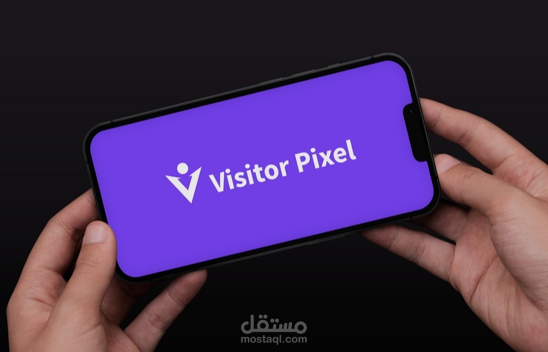 تصميم شعار ايقوني لشركه visitor pixel