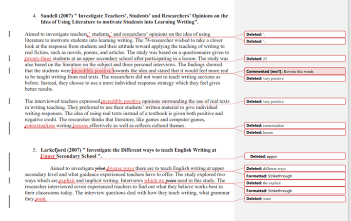 التدقيق اللغويَ للغة العربية والإنجليزية Proofreading and editting