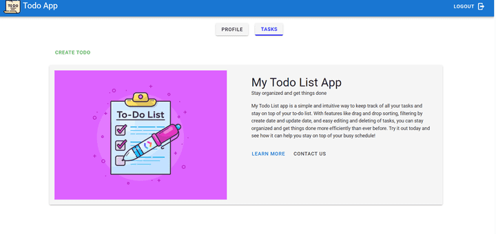 To do list app