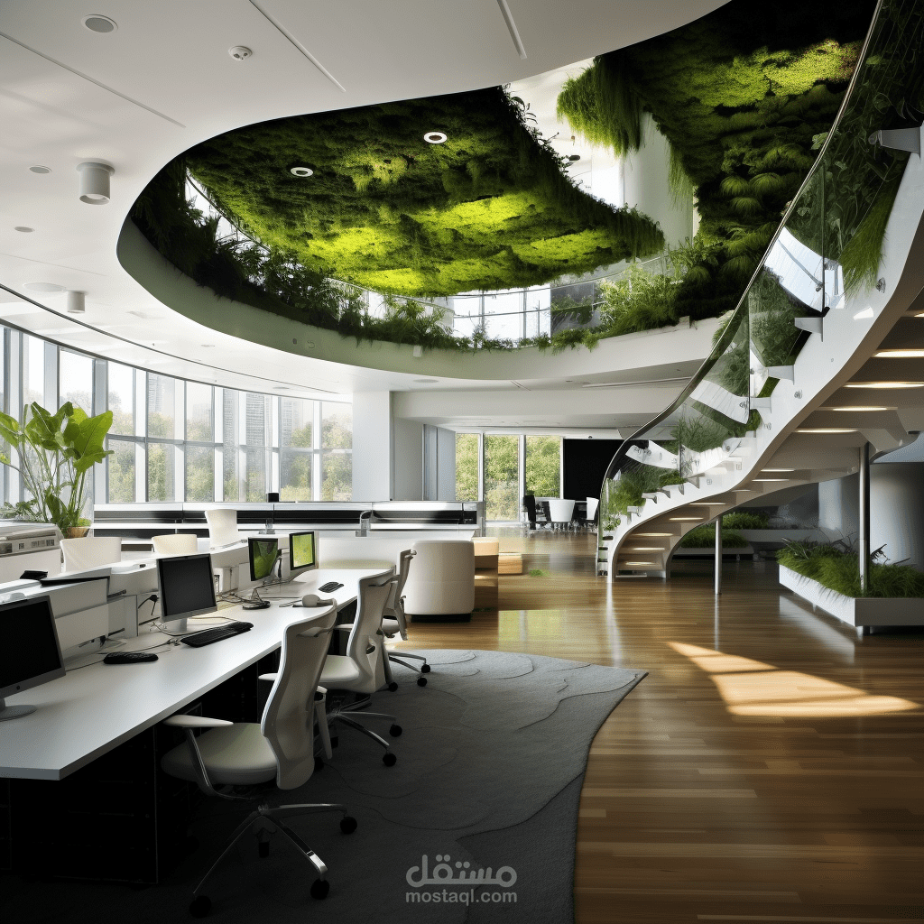 modern office sustainable green design