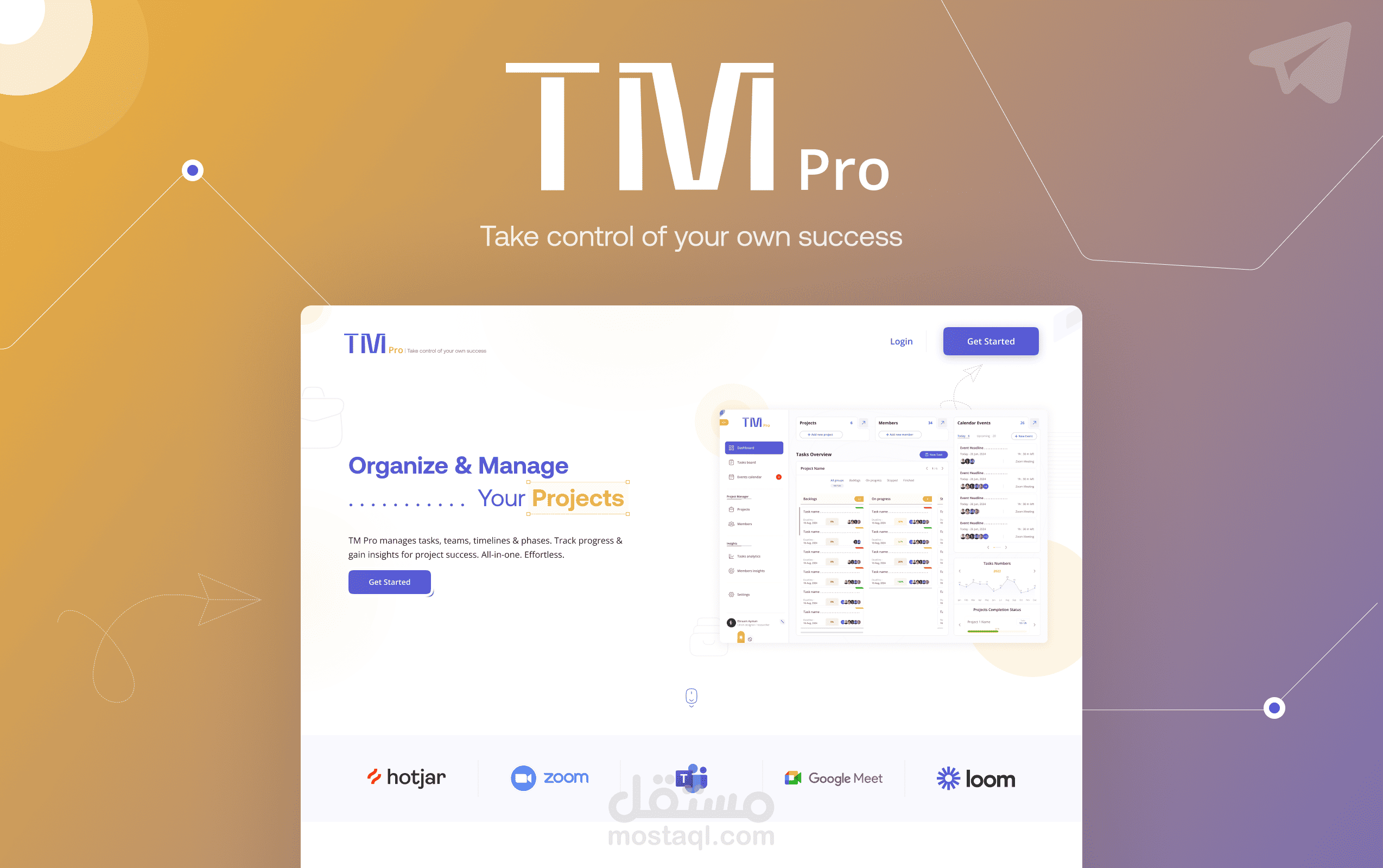 TM pro - Projects management portal for your business growth | مستقل