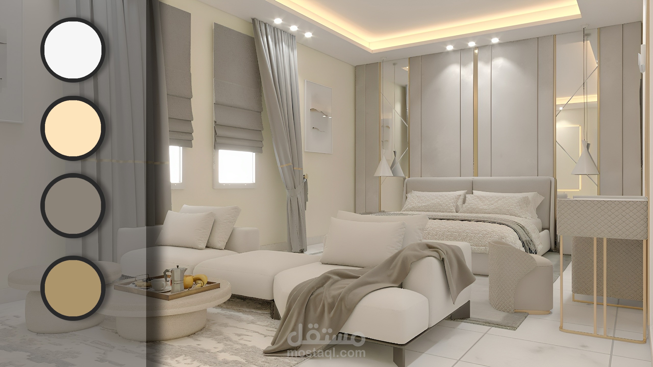 Bedroom &Dressroom Design In KSA