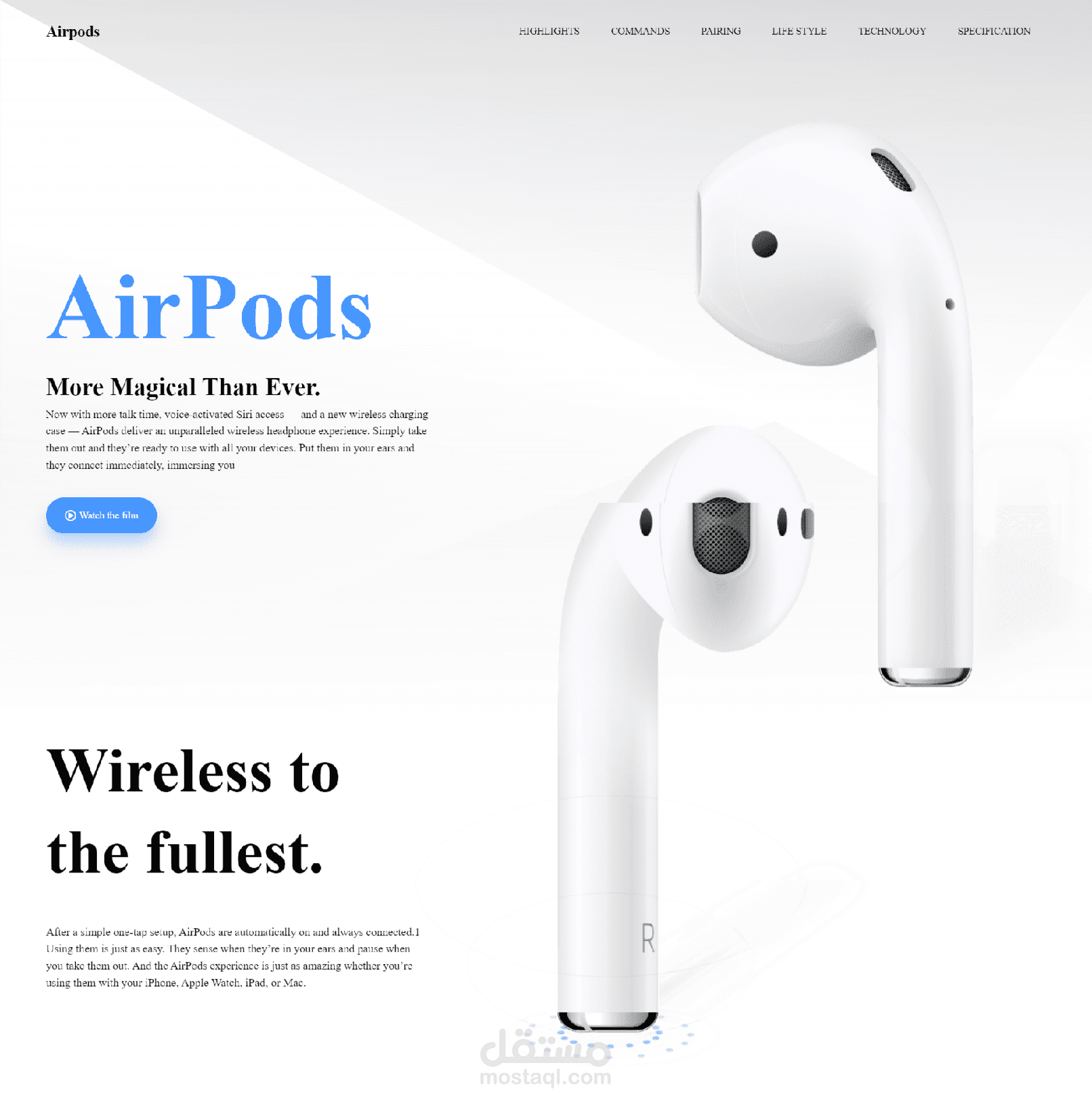 Single Product Landing page