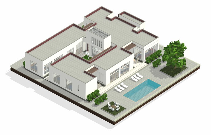 تصميم معماري استراحه