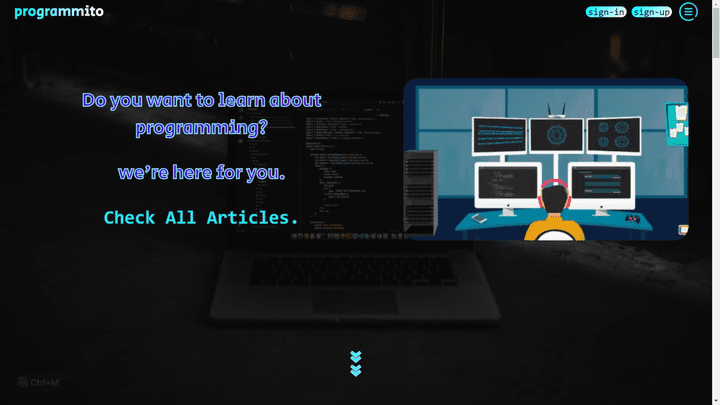 موقع مقالات برمجية programmito for programming articles