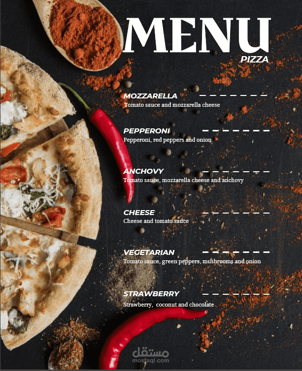 food menu