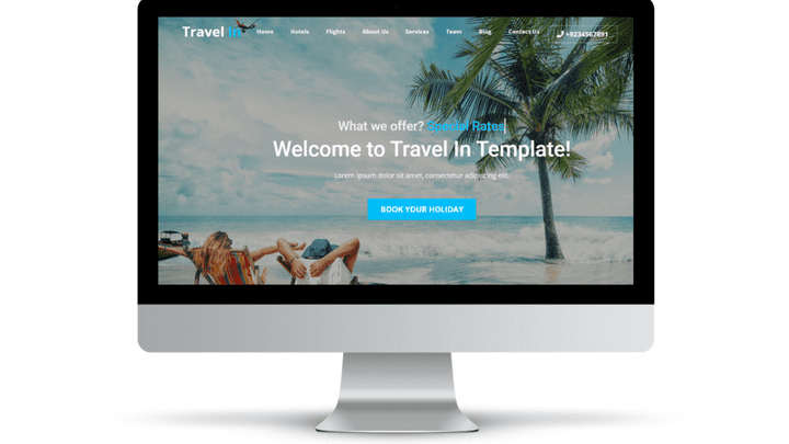 موقع  لمشاريع السياحة والمسافرين الخاصة بك