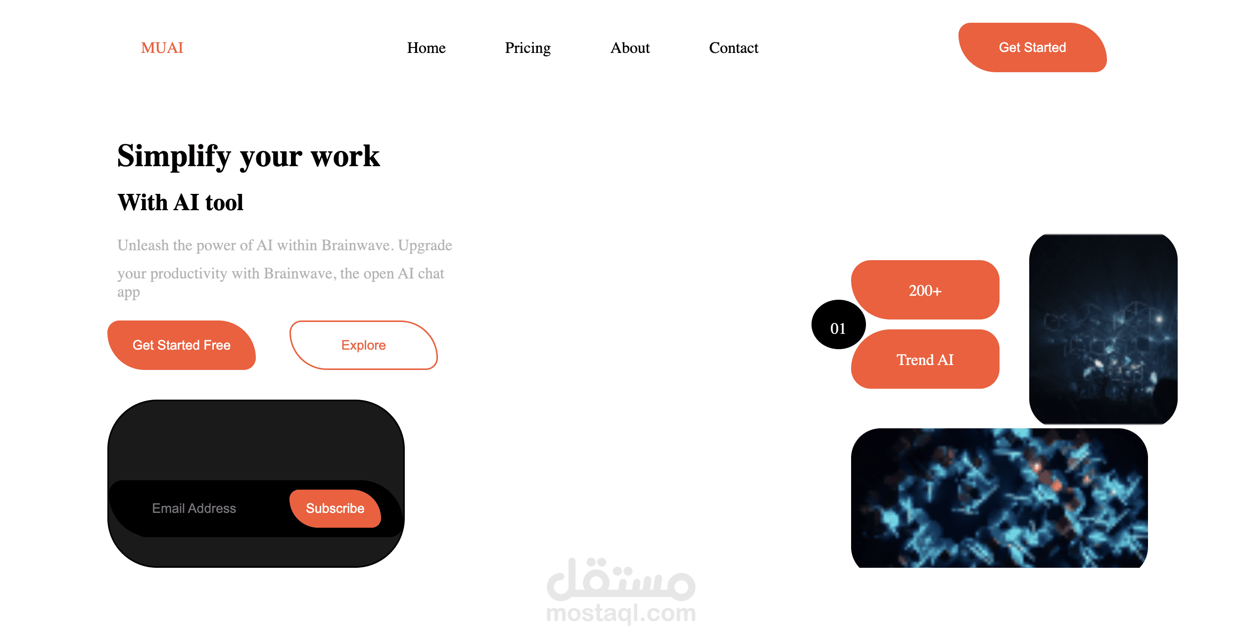 develop responsive web HTML, CSS, JavaScript, and React