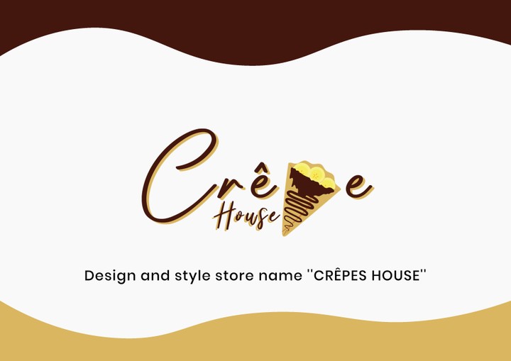 BRAND IDENTITY FOR A CREPE STORE