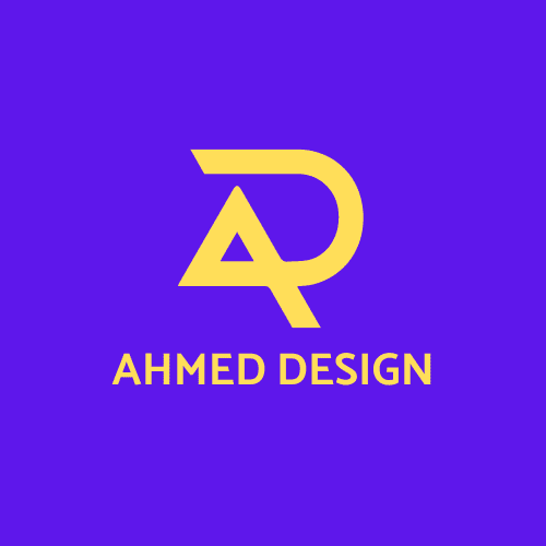 لوجو لي قناه AHMED DESIGN