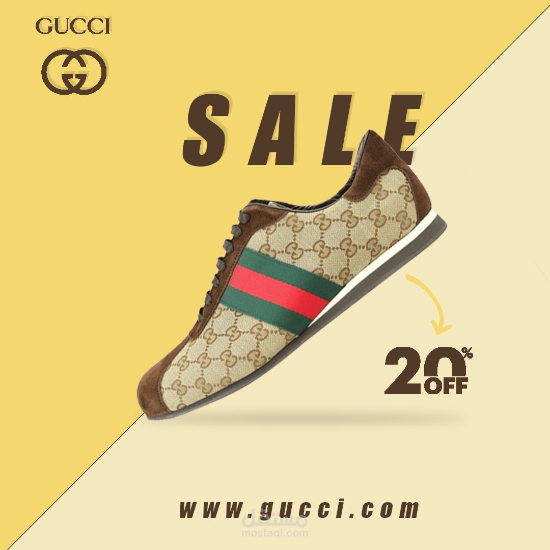 Social media desgin - gucci shoes