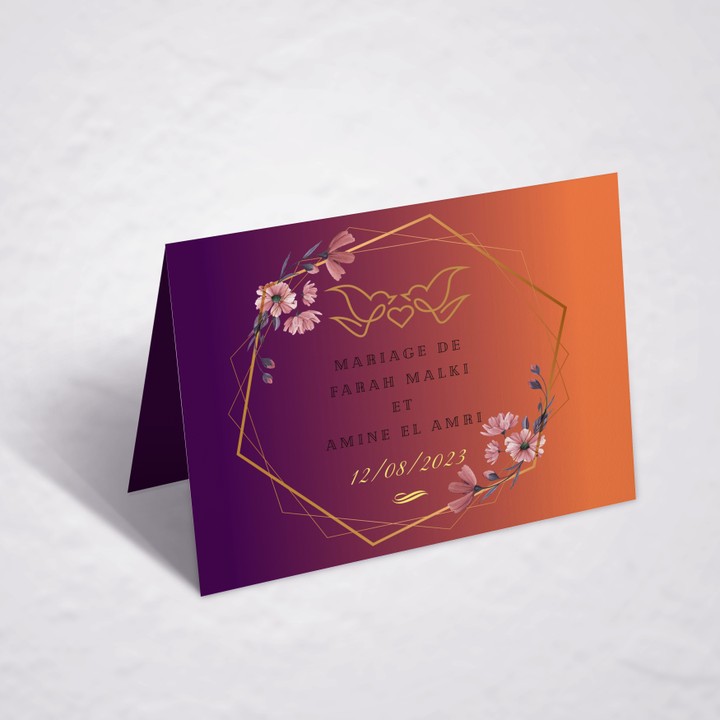 Invitation mariage