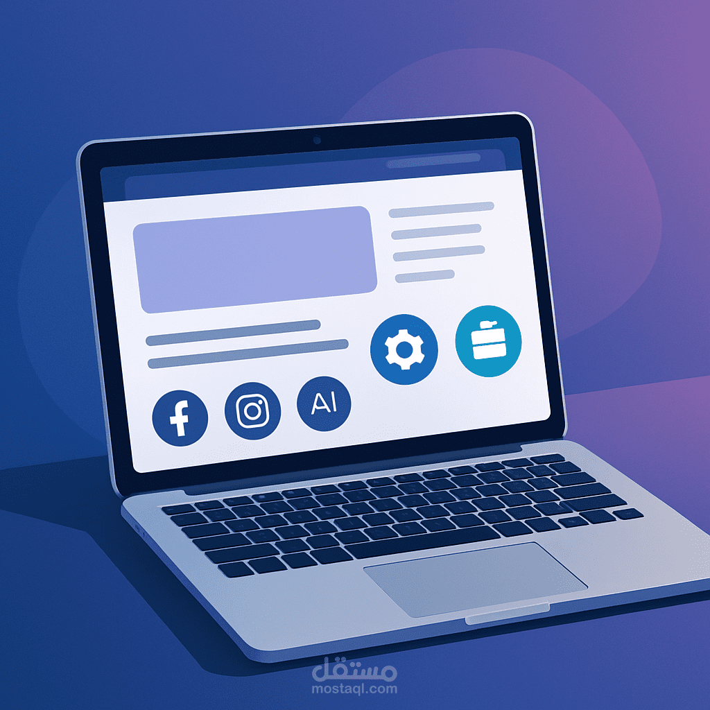 إنشاء مواقع إلكترونية تعريفية احترافية
