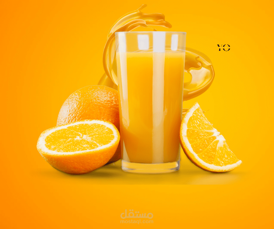 Orange juice design