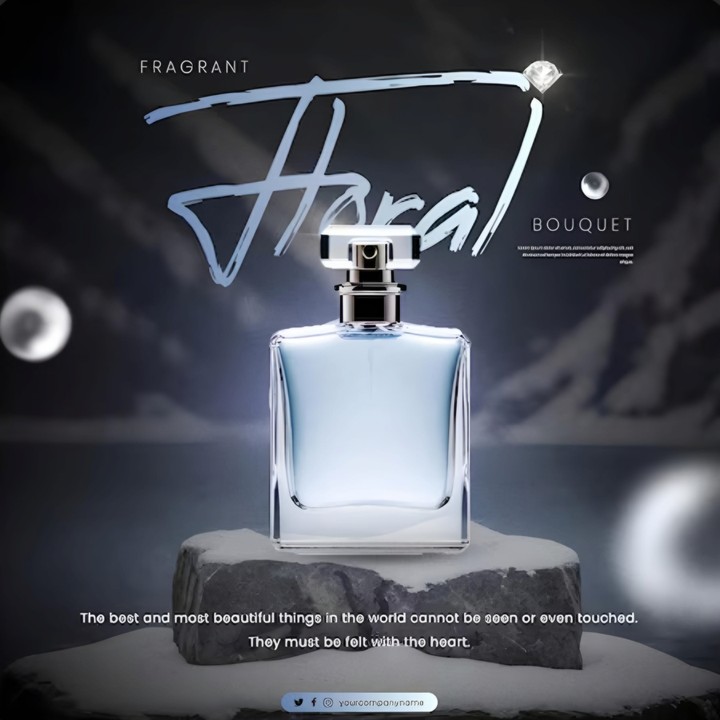 تصميمات عطور للتسويق