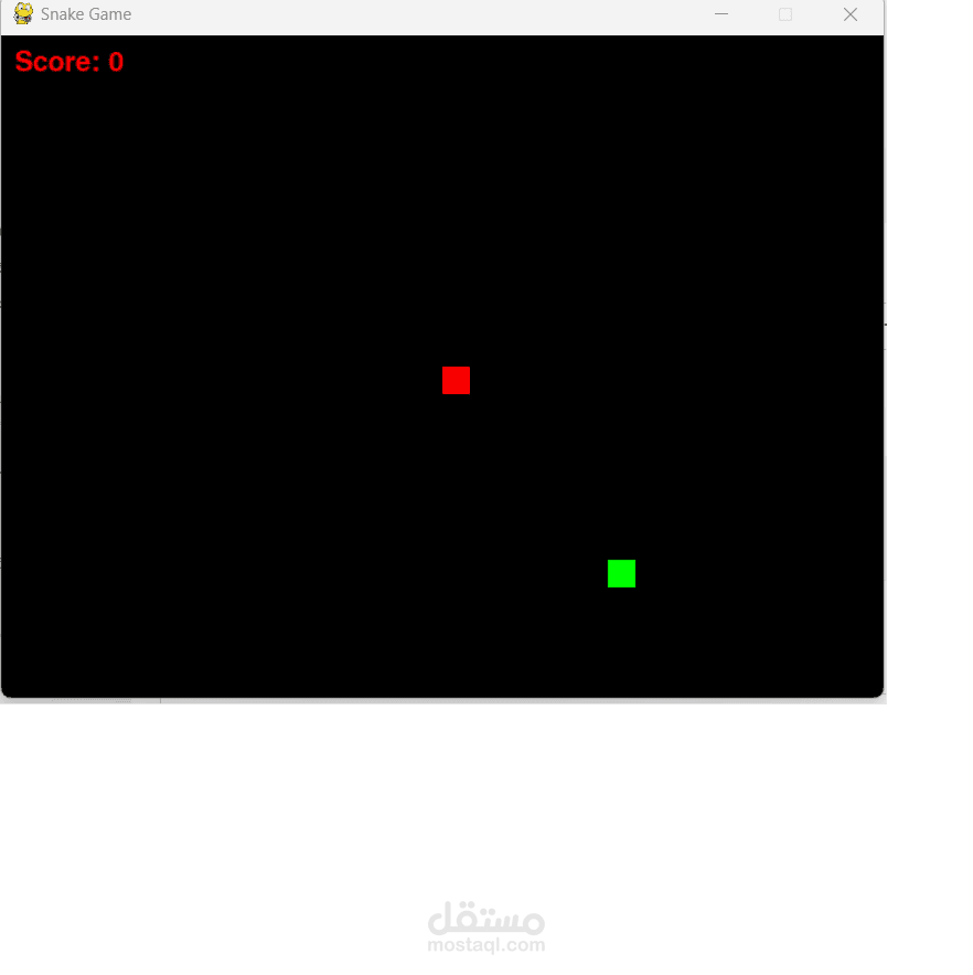 Snack - Classic Snake Game in Python with Pygame | مستقل