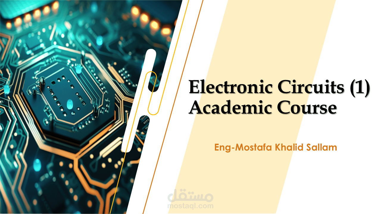 Academic course in Electronic Circuits 1 (Before mid-term)