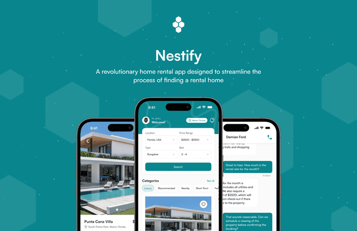 Nestify - تطبيق لإيجار العقارات