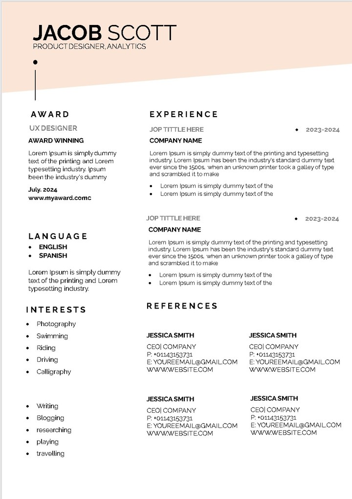 curriculum vitae