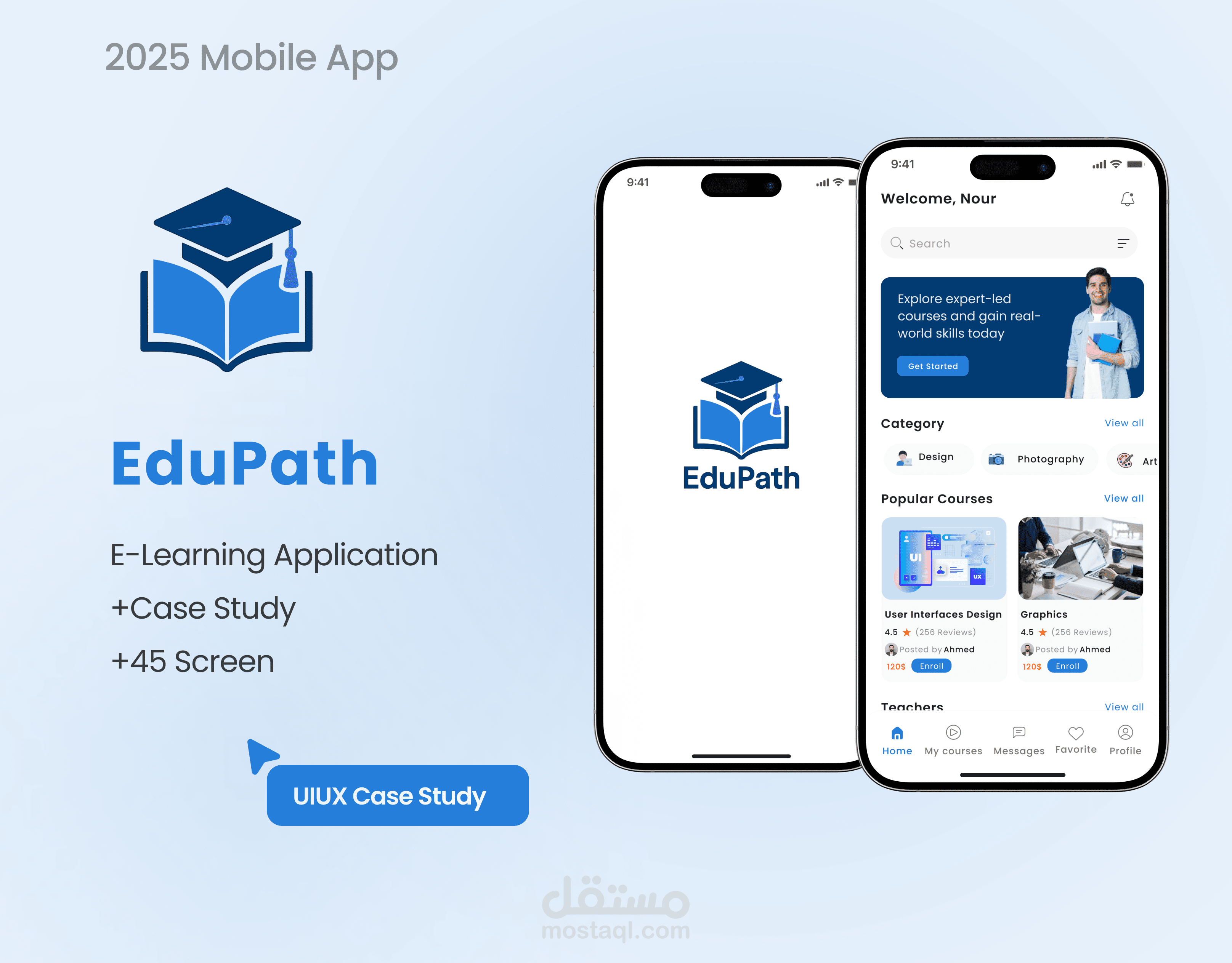 EduPath E-Learning App : UI/UX Case Study