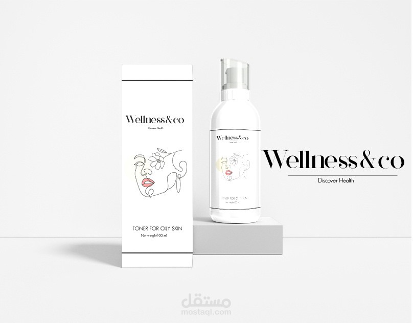 Wellness&co For Skin care Packaging design