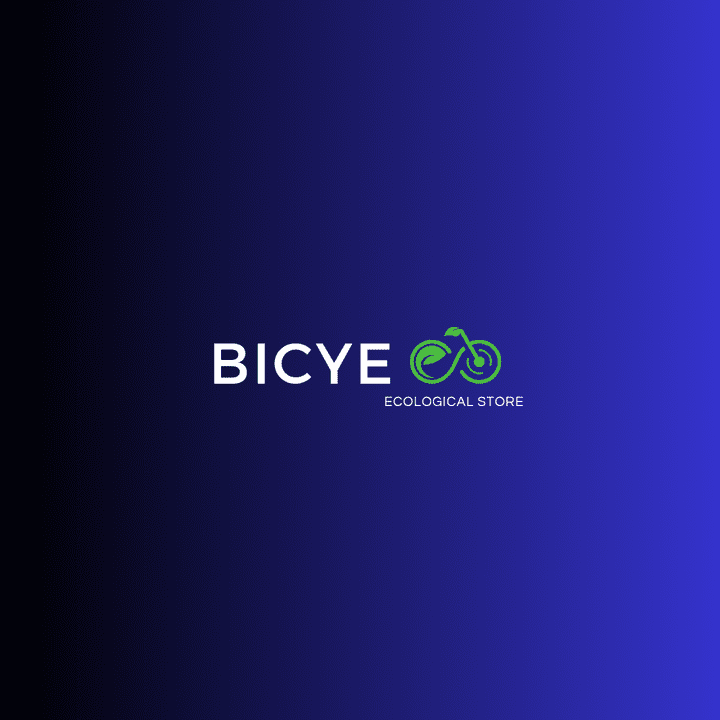 Store's logo for ecological  bicycle