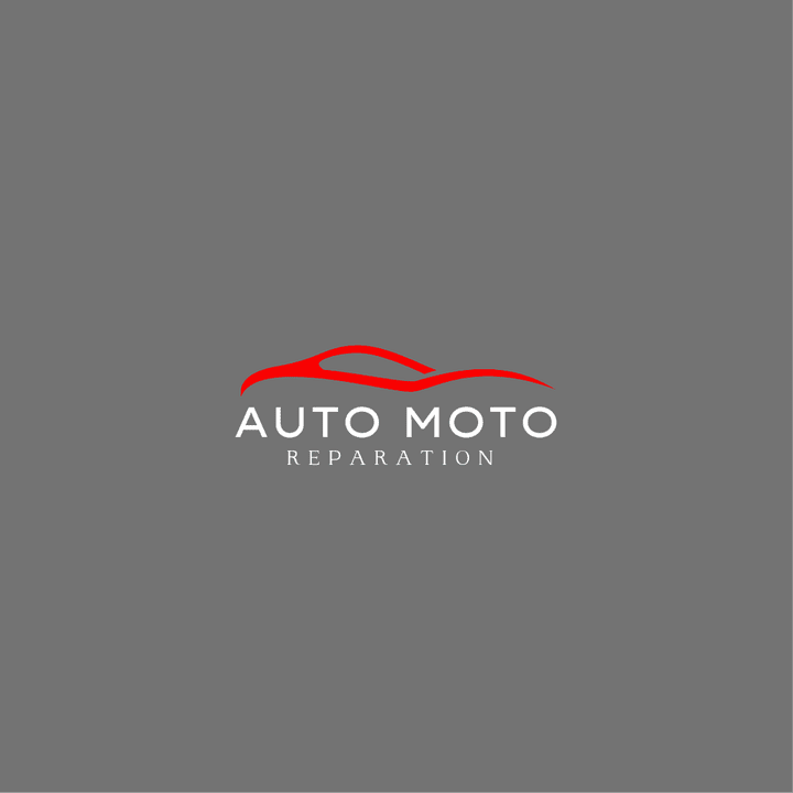 Logo for a reparation car store