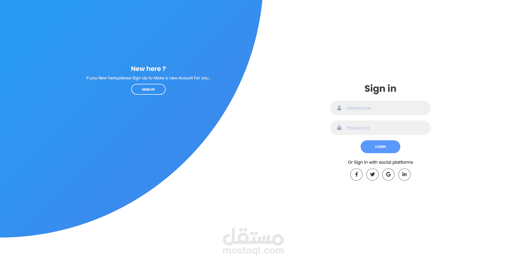 Login-Page