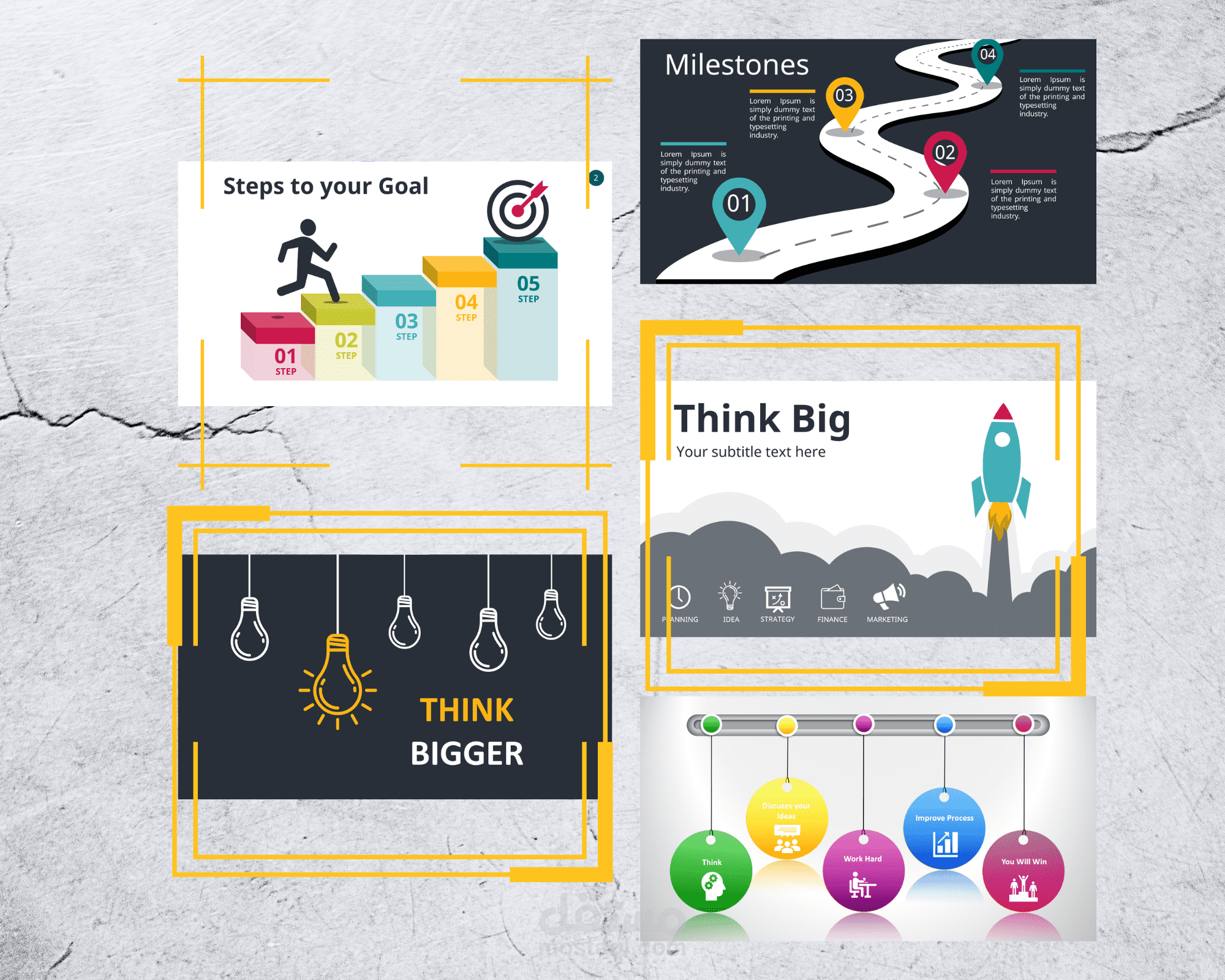 تصميم الإنفوجرافيك باستخدام برنامج Power point