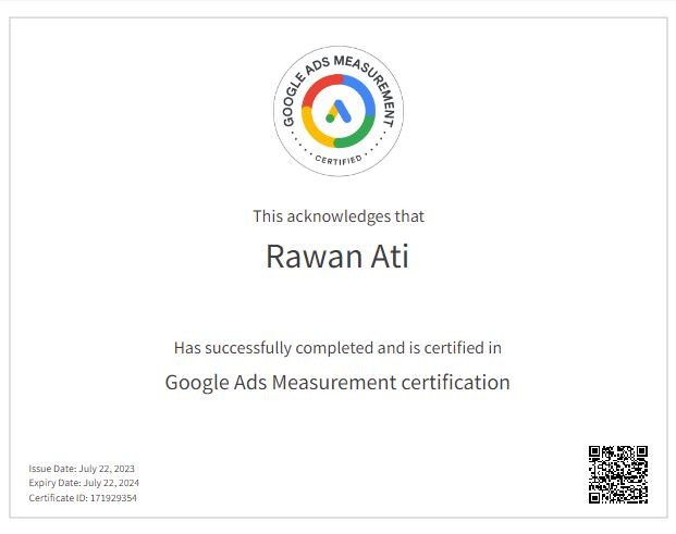 Google Ads Measurement Certification