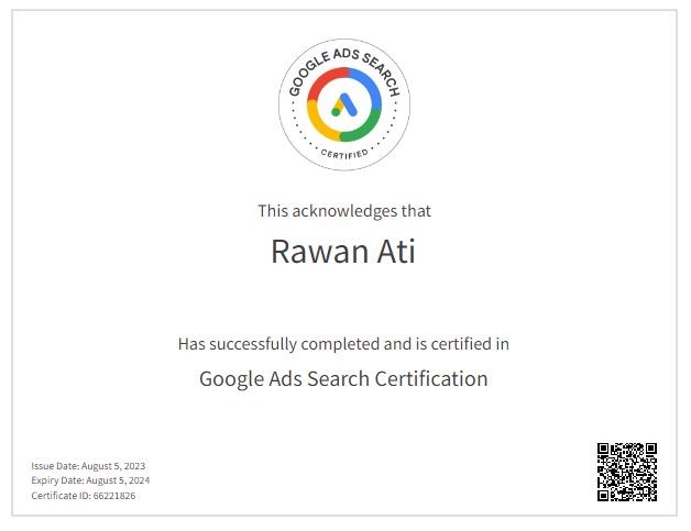 Google Ads Search Certification