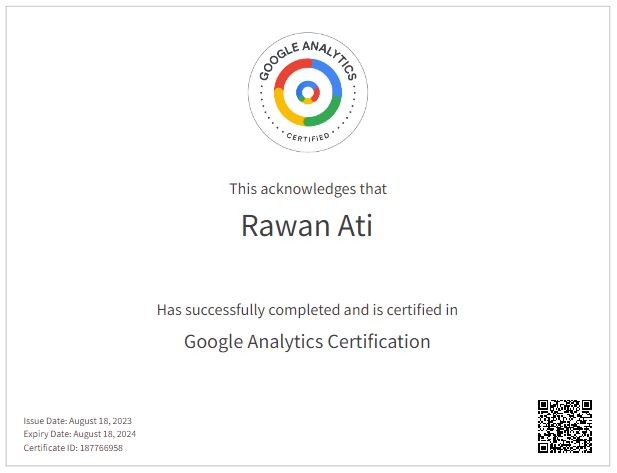 Google Analytics Certification