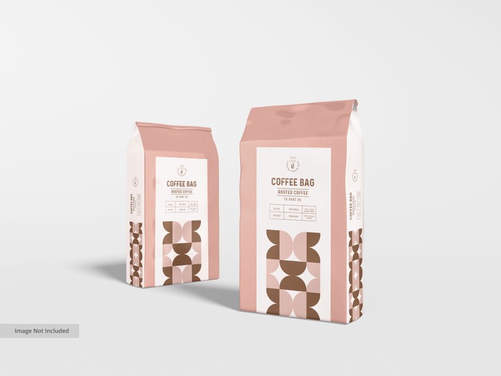 تصميم غلاف لعبوة قهوة (coffee pack)