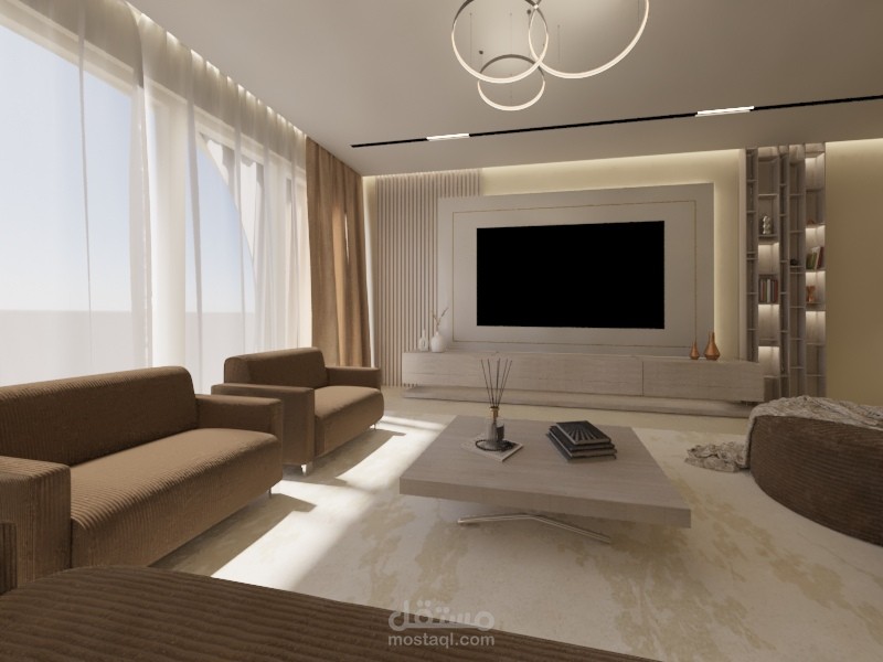 تصميم ديكور لغرفة استقبال ضيوف
