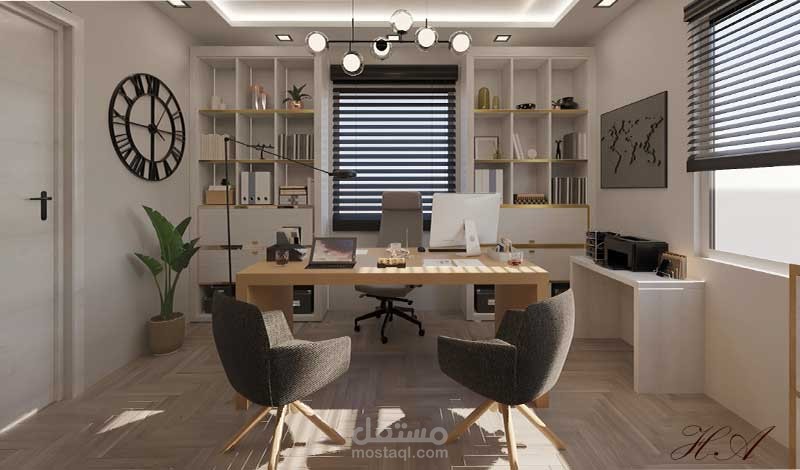 تصميم ديكور لمكتب