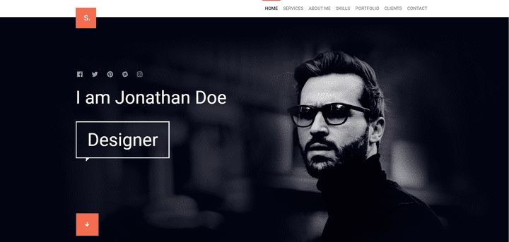 Selfer - Personal Portfolio Template