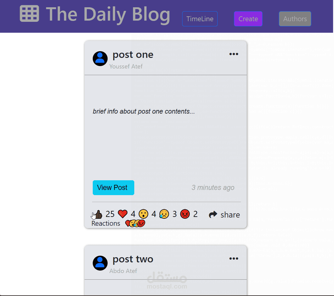 blog app | مستقل