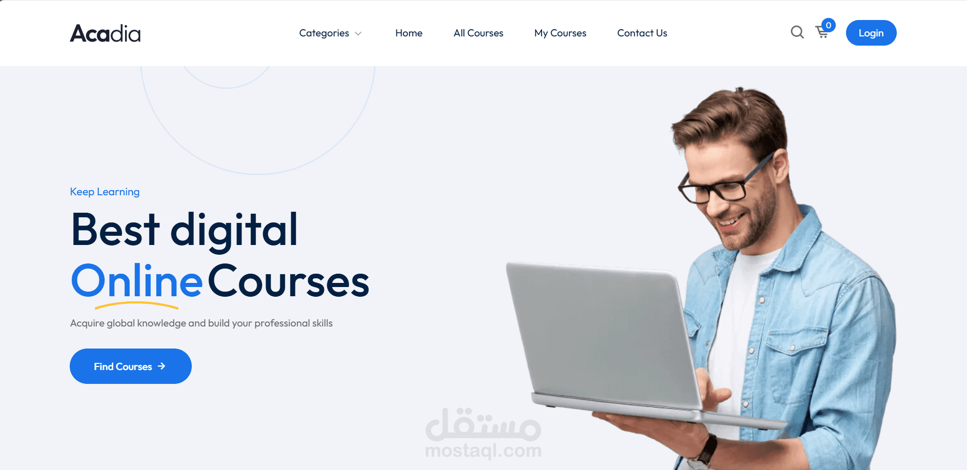 مشروع  (LMS) Learn Management System باستخدام MERN Stack