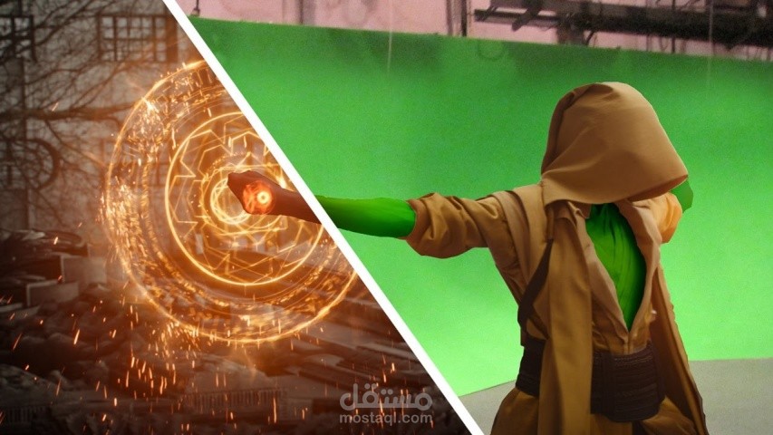 Vfx video  before_after  (fire_rain)