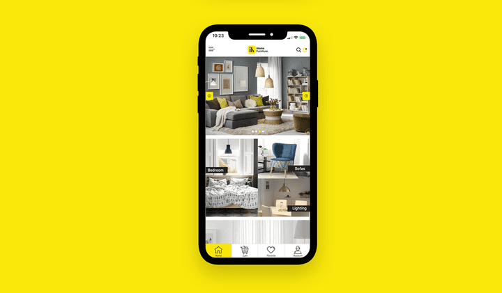 iHome Furniture ll UI Web & Mobile