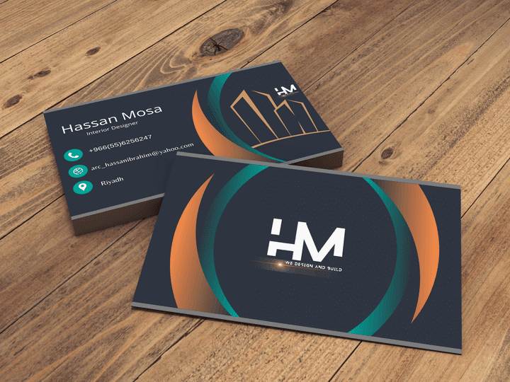 Business card for Interior designer